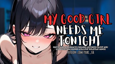 [F4F] Goth Girl Forces Cuddles on Her Good Girl Roommate | Roleplay ASMR