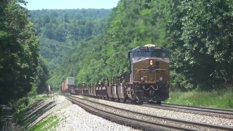 Intermodal with lots of empties