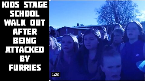 Students in Utah walk out in protest of the 'furries' in their school.