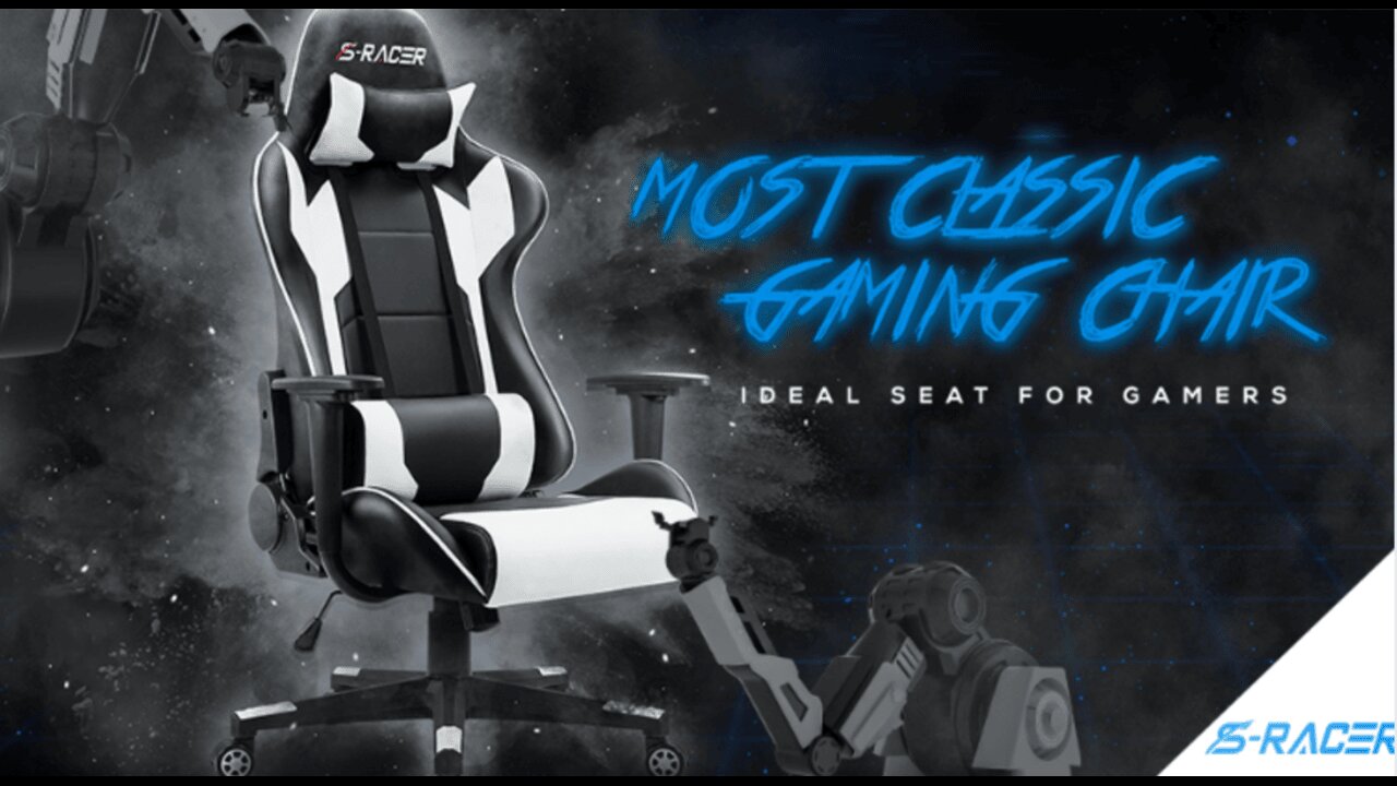 Homall Gaming Chair, Office Chair High Back Computer Chair Leather Desk Chair