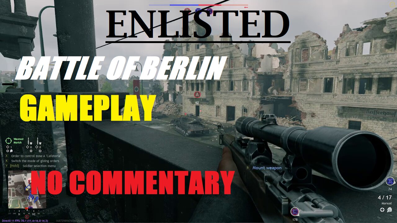 ENLISTED: Gameplay/ Battle of Berlin/ No Commentary.