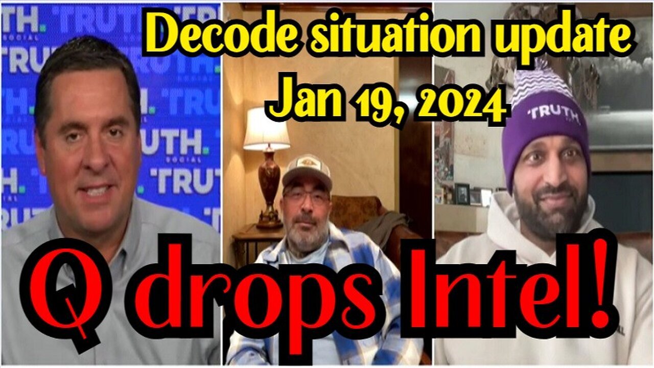 Devin Nunes & Kash Patel & Aaron Lewis - Q drops Intel 1/22/24..