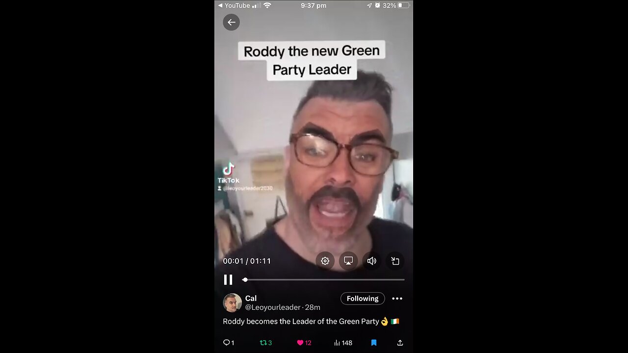 "Green Party Leader " parody