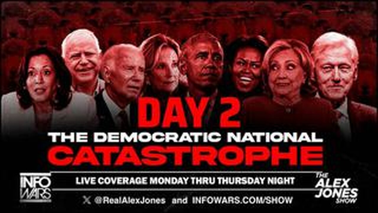DNC In Chicago Day 2 With Alex Jones & Crew: The Obamas Crawl Out Of The Shadows!