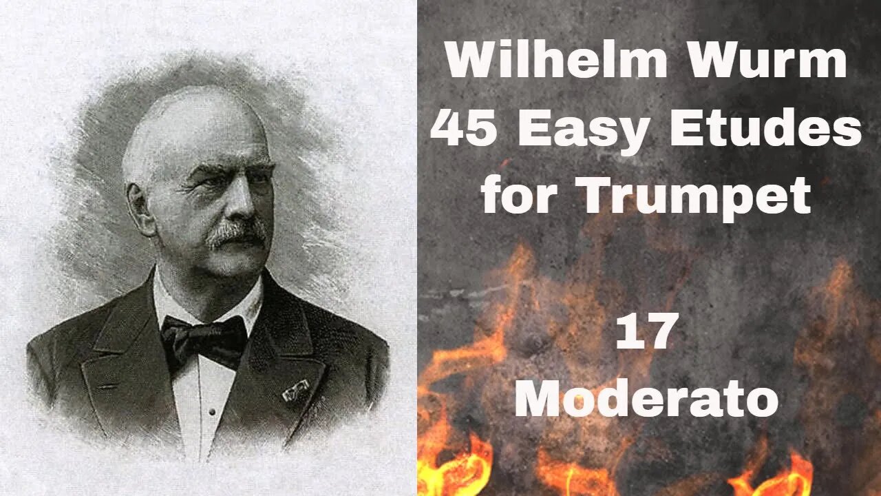 Wurm 45 Easy Etudes for Trumpet - 17 Moderato