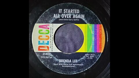 Brenda Lee - It Started All Over Again