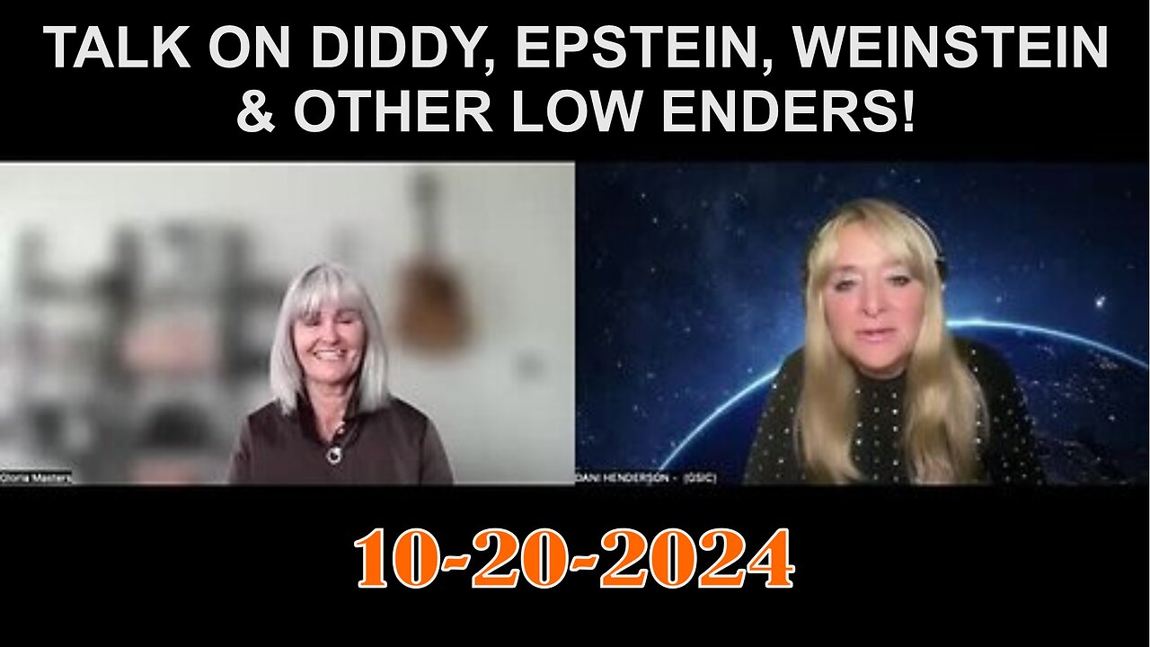 Dani Henderson w/ Gloria Masthers: TALK ON DIDDY, EPSTEIN, WEINSTEIN & OTHER LOW ENDERS!