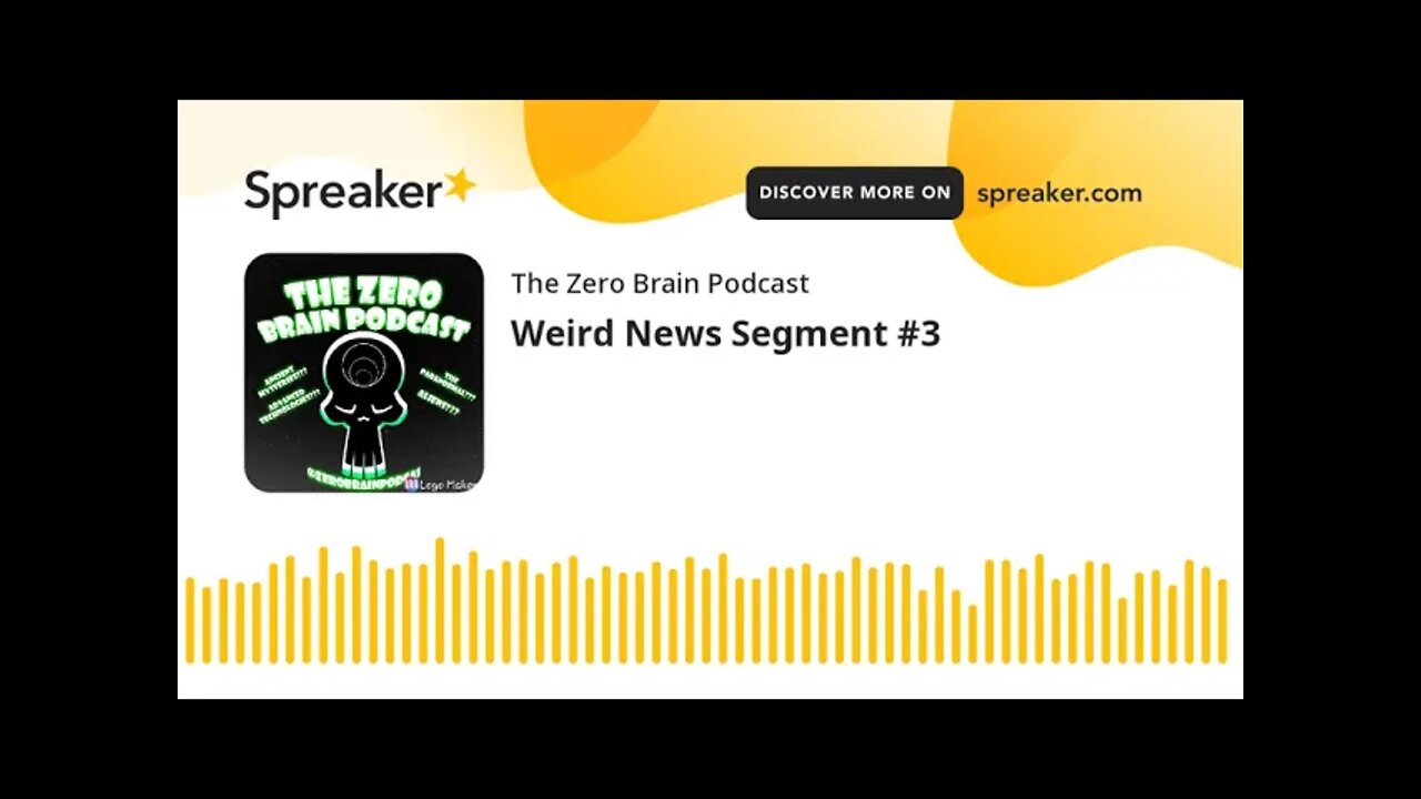 Weird News Segment #3 (made with Spreaker)