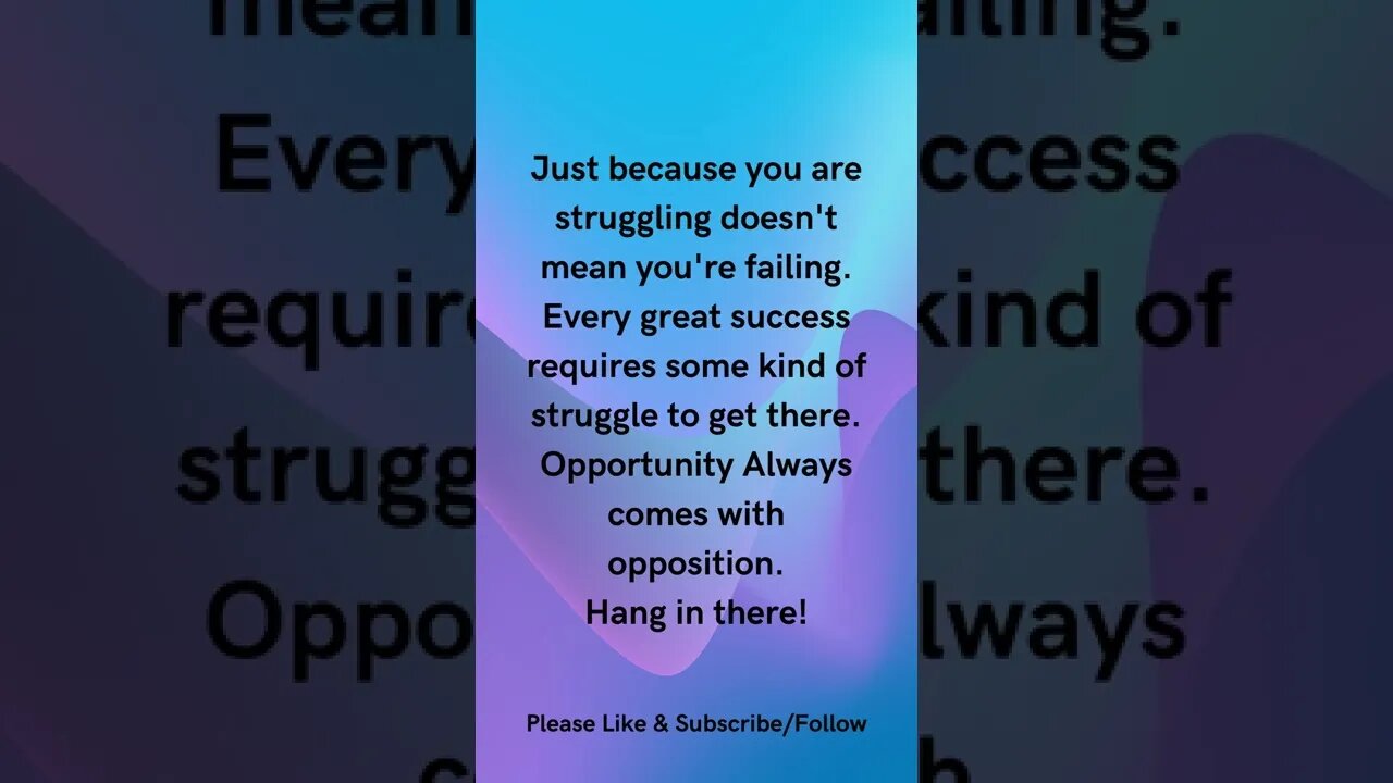 Hang In There!