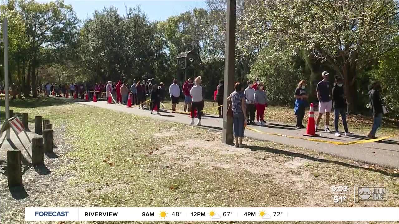 Al Barnes drive-thru testing site opens in Tampa