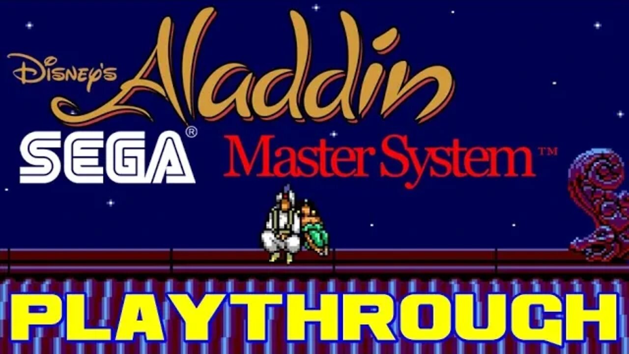 Aladdin - Master System Playthrough 😎Benjamillion