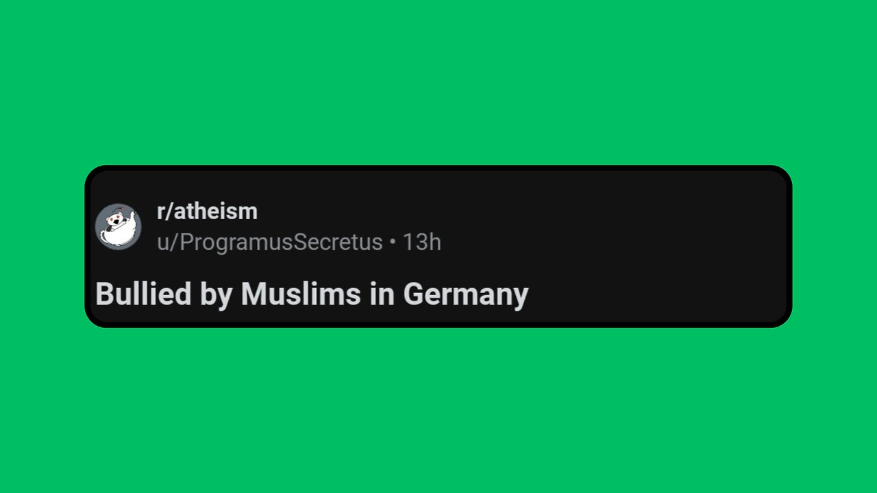 Bullied by Muslims in Germany