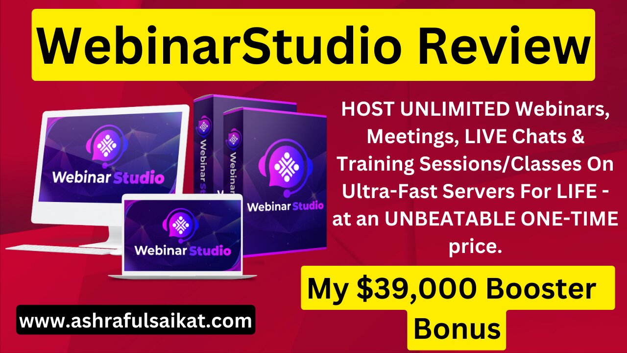 WebinarStudio Review with Must Needed Bonus (WebinarStudio App by Ganesh Saha)