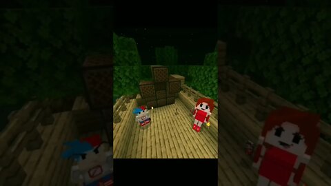 friday night funkin no minecraft 😱😱😱😱😱😱😱😱😱😱😱😱#shorts #minecraft #fridaynightfunkin friday