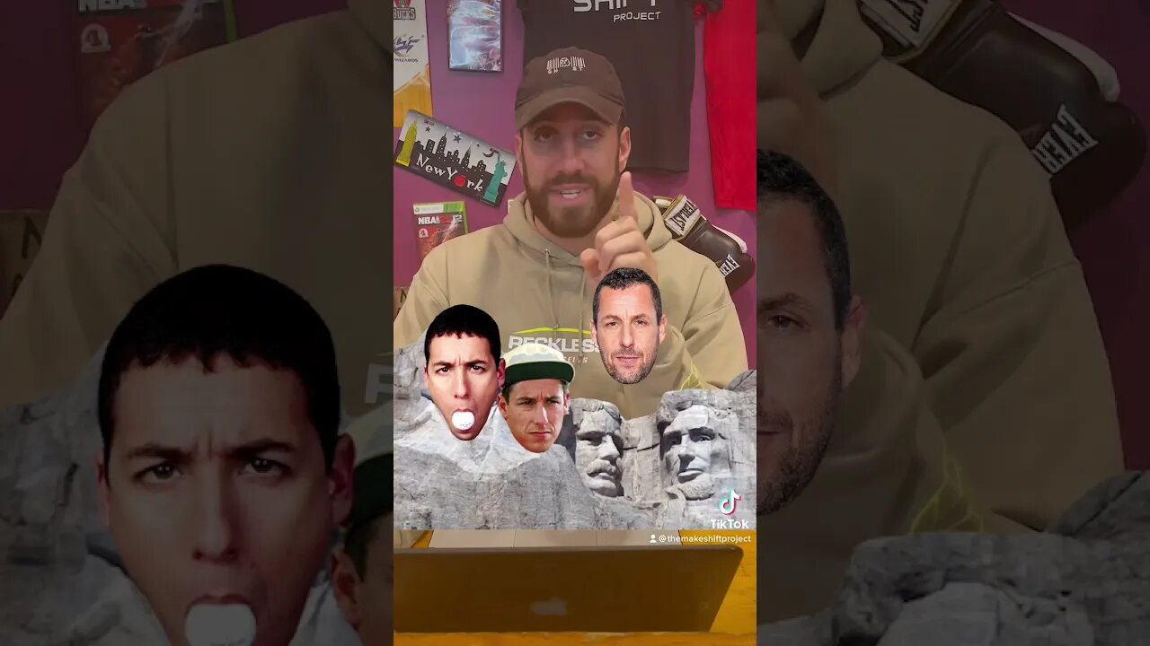 Mount Rushmore! Adam Sandler Characters! #fyp #actor #characters #adamsandler #movies #ranking