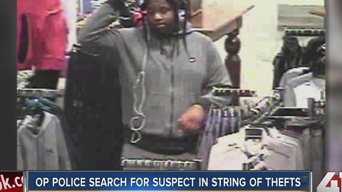 OP police search for suspect in string of thefts