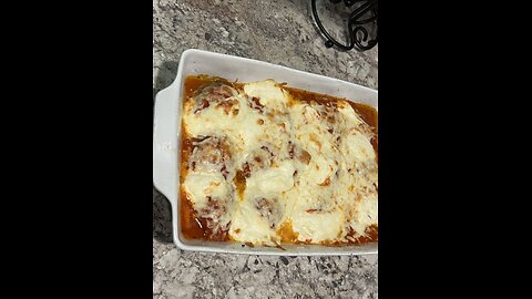 Italian Meatball casserole