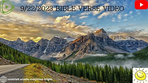 9/22/2023 BIBLE VERSE VIDEO