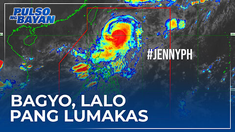 Signal no. 2 nakataas na sa Batanes dahil sa bagyong Jenny; Bagyo, lalo pang lumakas