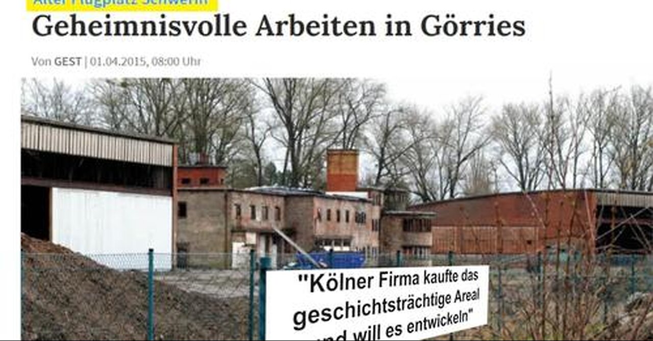 Nazi-Wunderwaffe Privatisierung - Fokker Flugplatz Schwerin