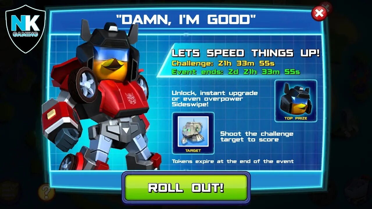 Angry Birds Transformers - Damn, I'm Good - Day 4 - Featuring Sunstreaker