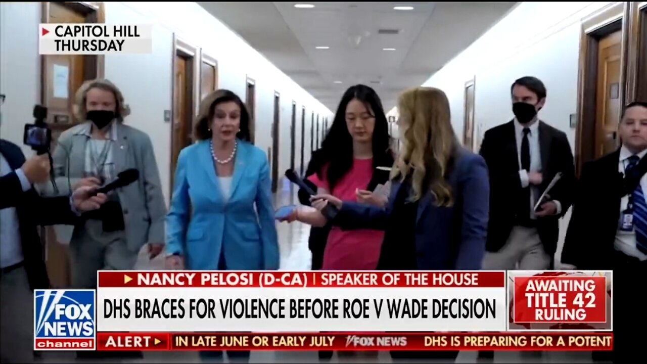 Pelosi Won’t Answer If She Supports A Bill Protecting S.C Justices’ Families