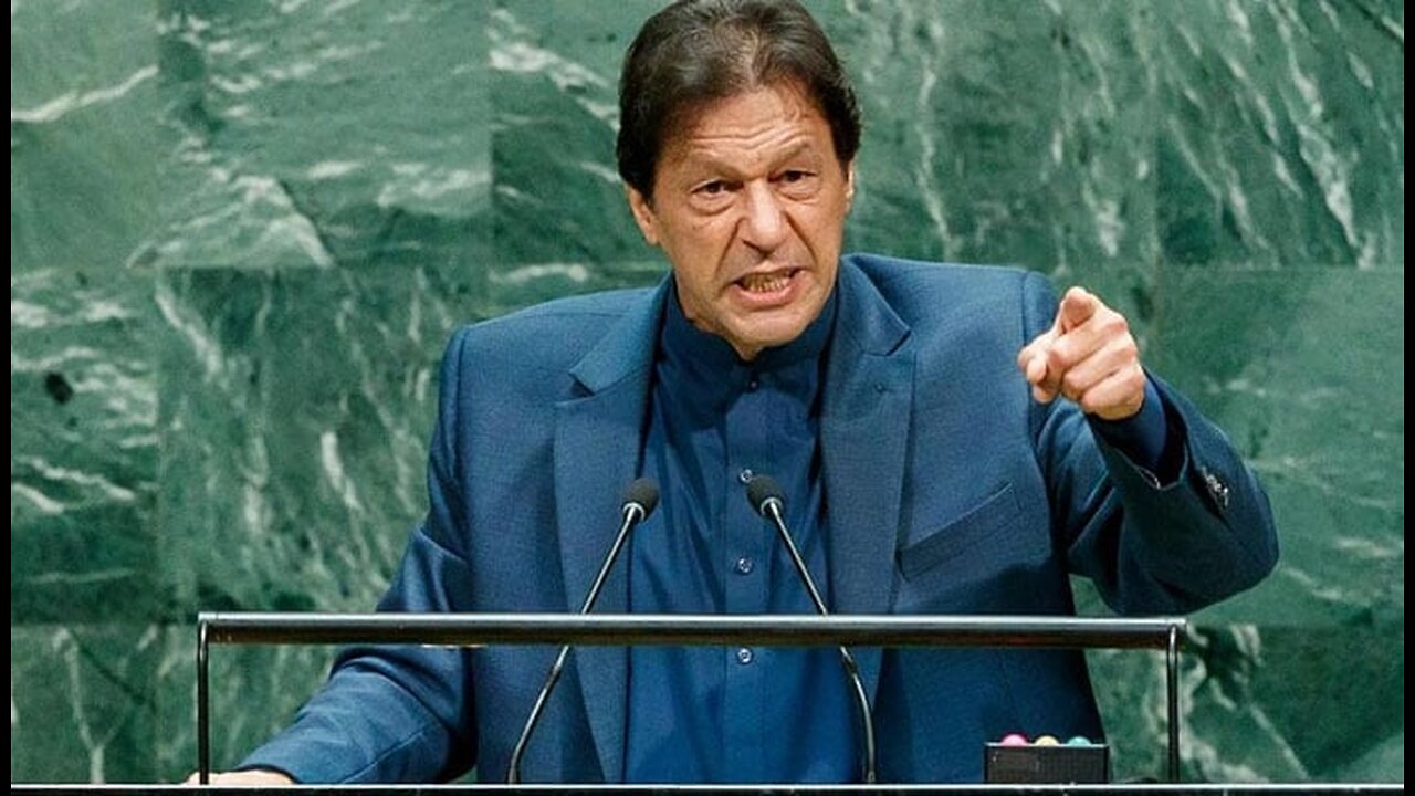 Imran Khan in United nation saying beautiful words about his religion islam