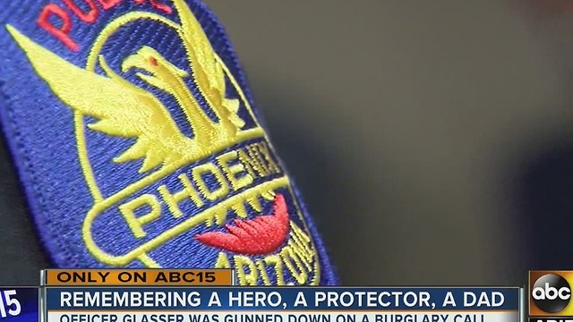 David Glasserâs widow speaks out 7 months after officer killed