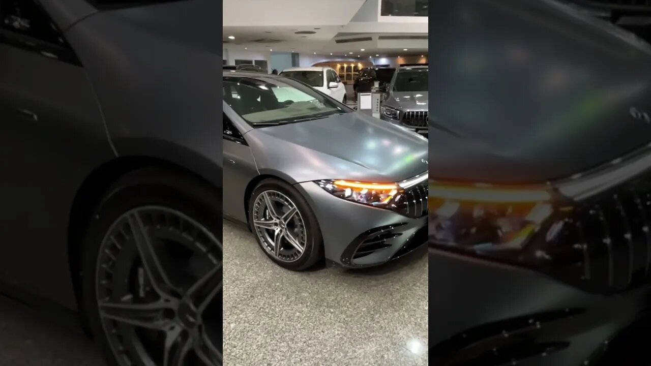 O CARRO MAIS INCRÍVEL DA MERCEDES! NOVO AMG EQS 53 2022 PARECE UMA BOATE! #shorts