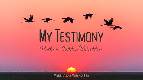 Testimony of Pastor Patti Bilotto - 2/25/24