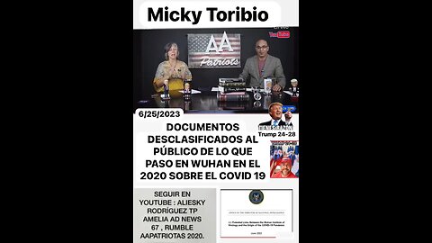 DOCUMENTOS DESCLASIFICADOS DE LO QUE PASO EN WUHAN EN CHINA