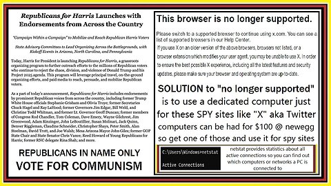 RINOS ARE COMMUNIST & HACKING YOUR COMPUTER