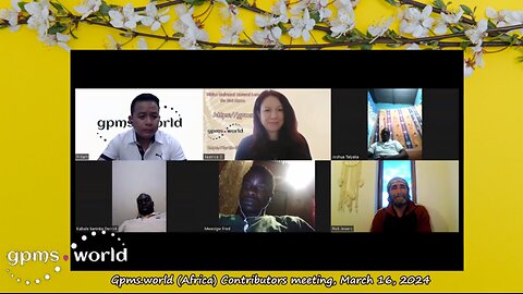 Gpms.world (Africa) Contributors meeting, March 16, 2024