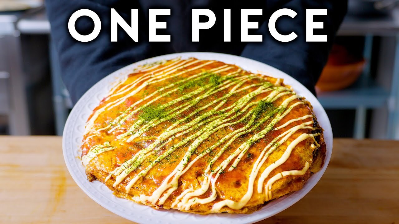 Giant Okonomiyaki from One Piece | Anime with Alvin