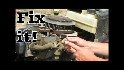 Carburetor replacement on a new 18 hp Murray mower