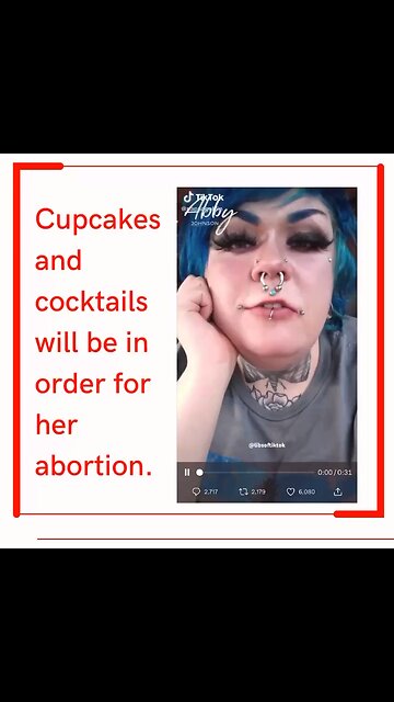 Cupcakes and cocktails for her abortion