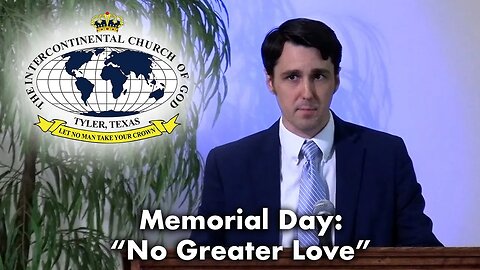 Memorial Day: "No Greater Love"