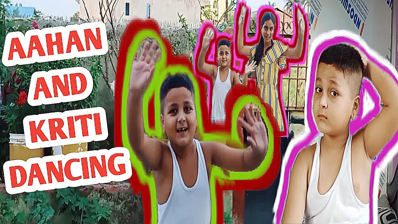 Aahan ra kriti le dance gare aaja||kriti le dance sikako aahanlai||aahan,kriti dancing||Saurab vlogs