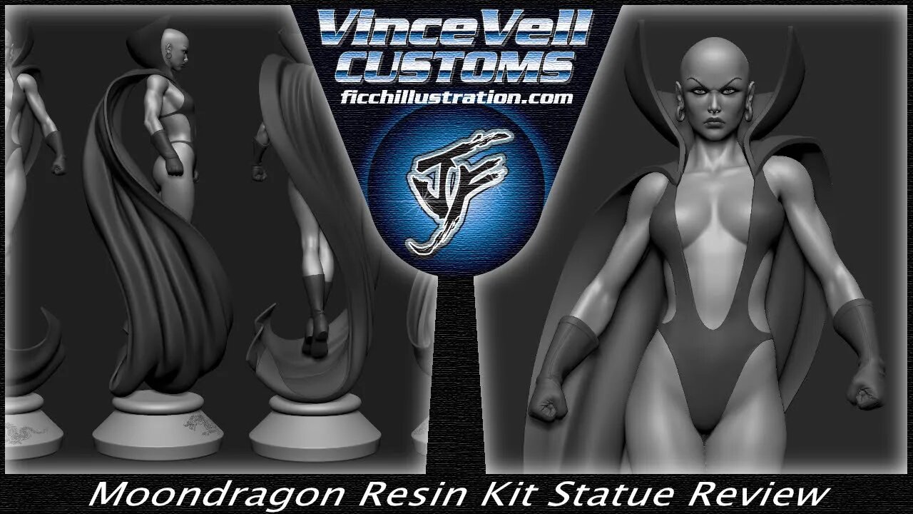 Moondragon Marvel Resin Kit Statue Review