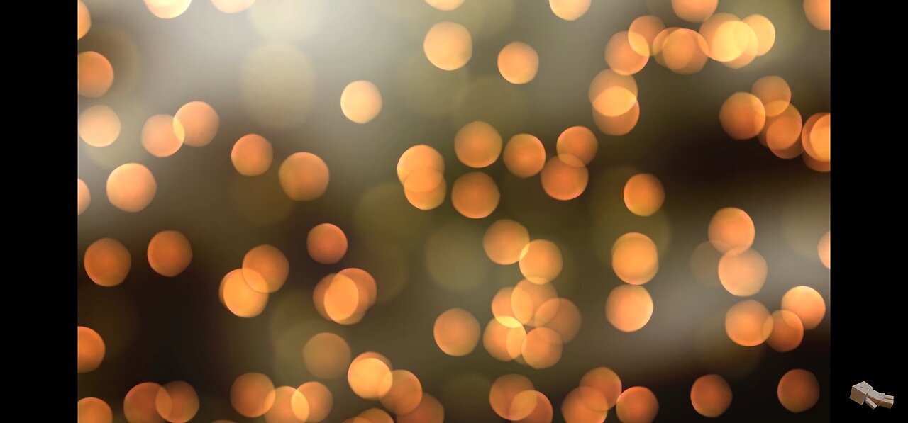 Little Orange Lights_Relaxing Screensaver_Dynamic Wallpaper