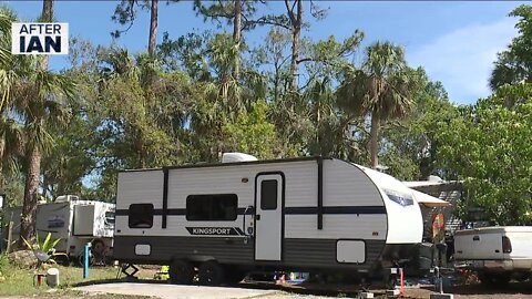 North Fort Myers woman gets into state-funded trailer after weeks of struggles