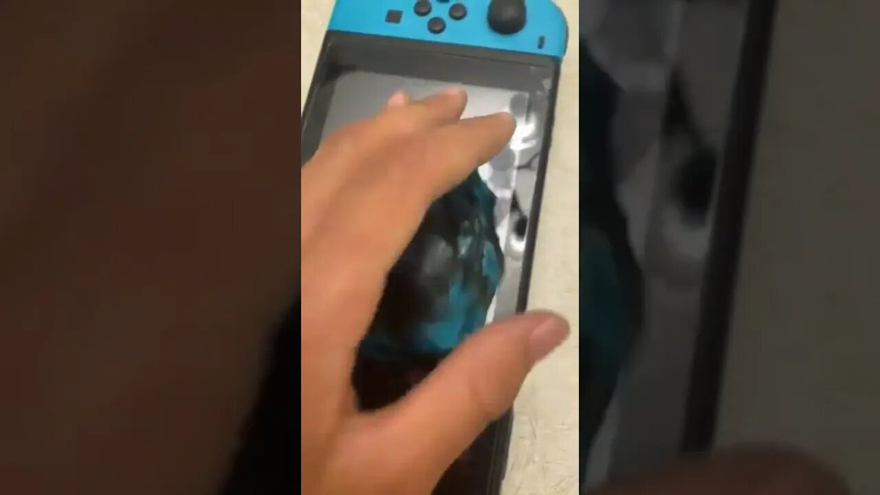 Slime on my Switch #shorts #nintendo #nintendoswitch