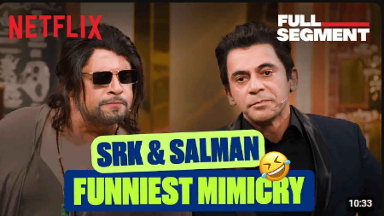 Sunil Grover & Krushna's HILARIOUS SRK-Salman Mimicry 🤣 Ft. Kartik Aaryan