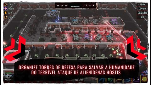 Tep The Destroyer TD - Salve a Humanidade do Ataque de Terríveis Alienígenas Hostis (Jogo para PC)