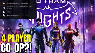 Gotham Knights Will Support 4 Player Co-Op Now?! - New PSN Update