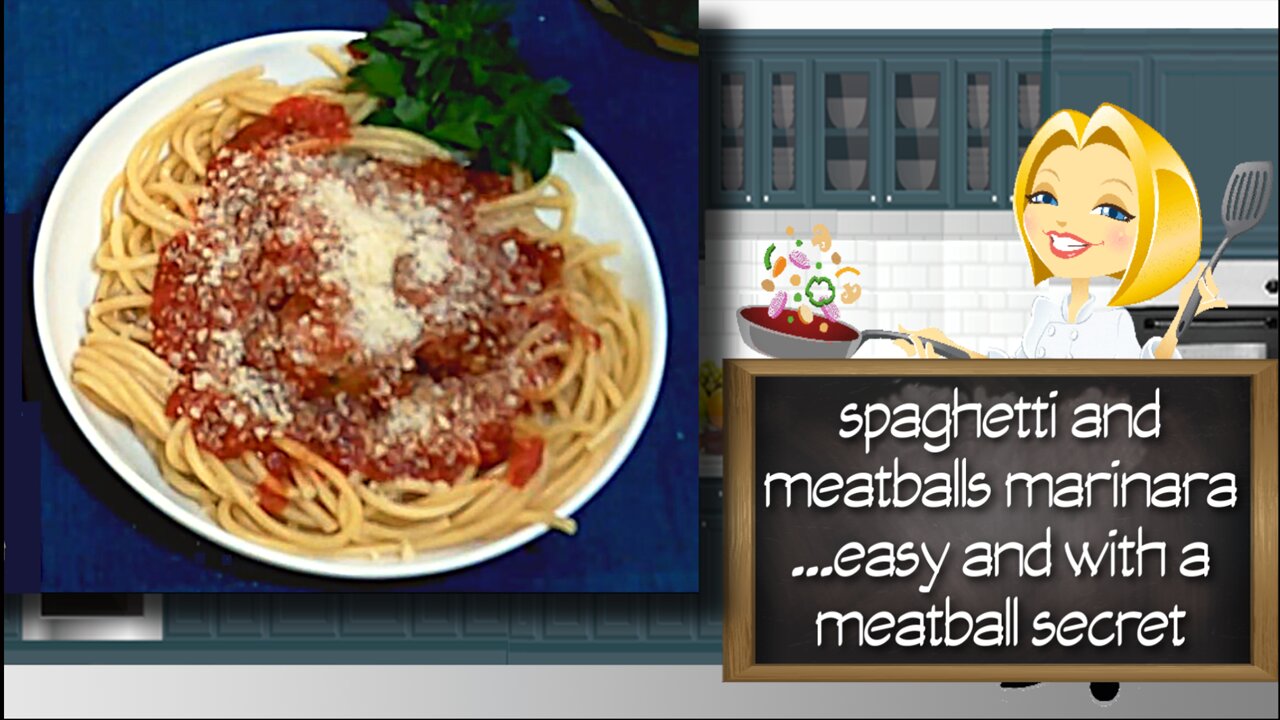 Spaghetti and Meatballs Marinara Recipe | Easy Spaghetti and Meatball Secret