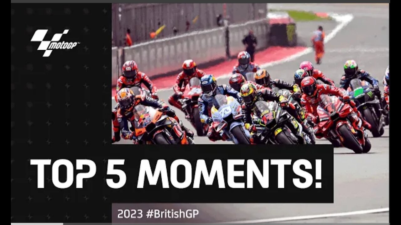 Top 5 MotoGP™ Moments 😱 | 2023 #BritishGP