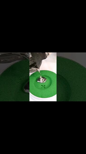 Reverse Greensand Metal Casting is Fun To Watch #foryou