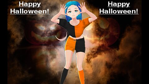 Anime MMD Halloween Dance! [Custom Model] Sapphirina!