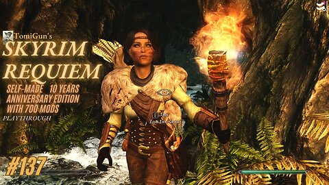 Skyrim Requiem #137: Fallowstone Cave, and New Armor for my Companion Ladies